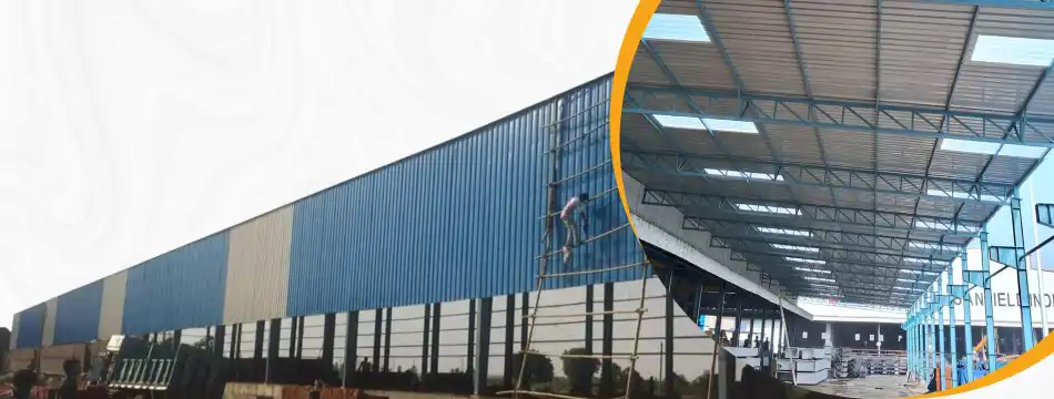 Industrial shed manufacturers in Bhopal | Industrial buildings shed dealers in Bhopal